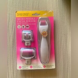 Micro needling facial roller